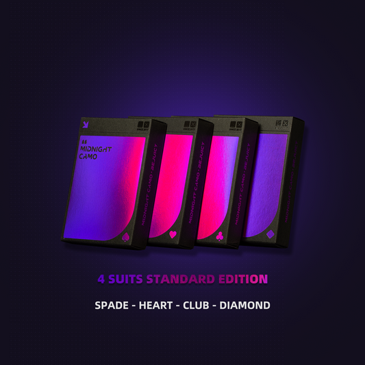 MIDNIGHT CAMO PLAYING CARDS -Midnight Clear-5 SET