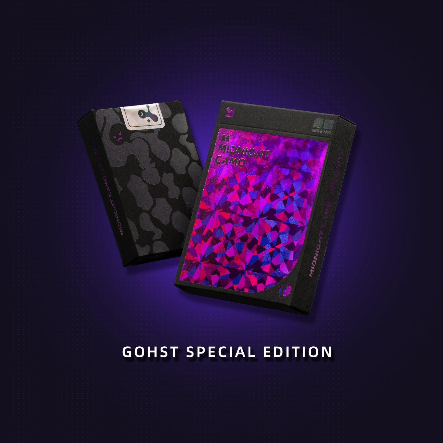 MIDNIGHT CAMO PLAYING CARDS  -Midnight Clear-5 SET